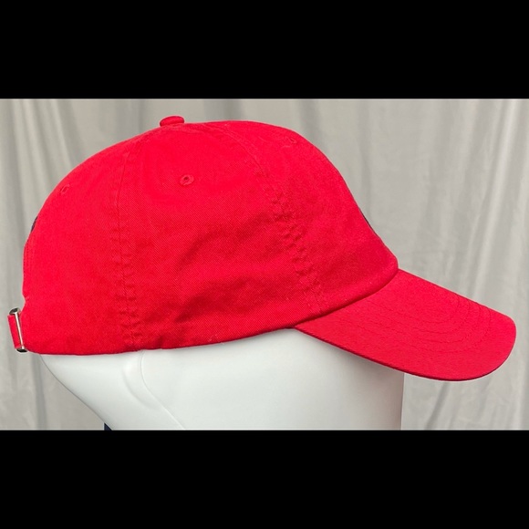 🐎New Polo Ralph Lauren Adjustable Red Hat Cap - Picture 3 of 4